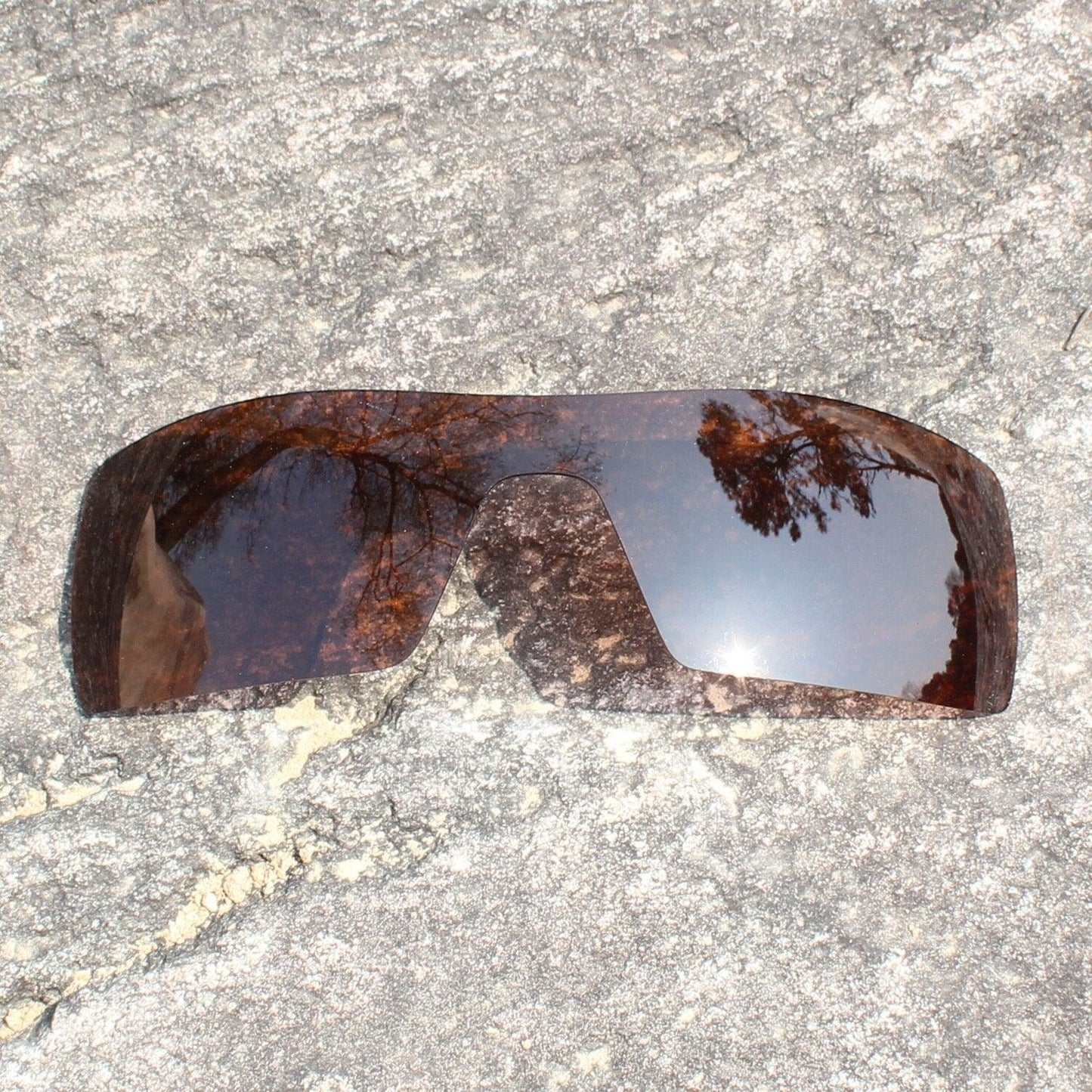 "Verres de remplacement polarisés E.O.S pour lunettes de soleil Oakley Batwolf OO9101 Brown Non-Polarized