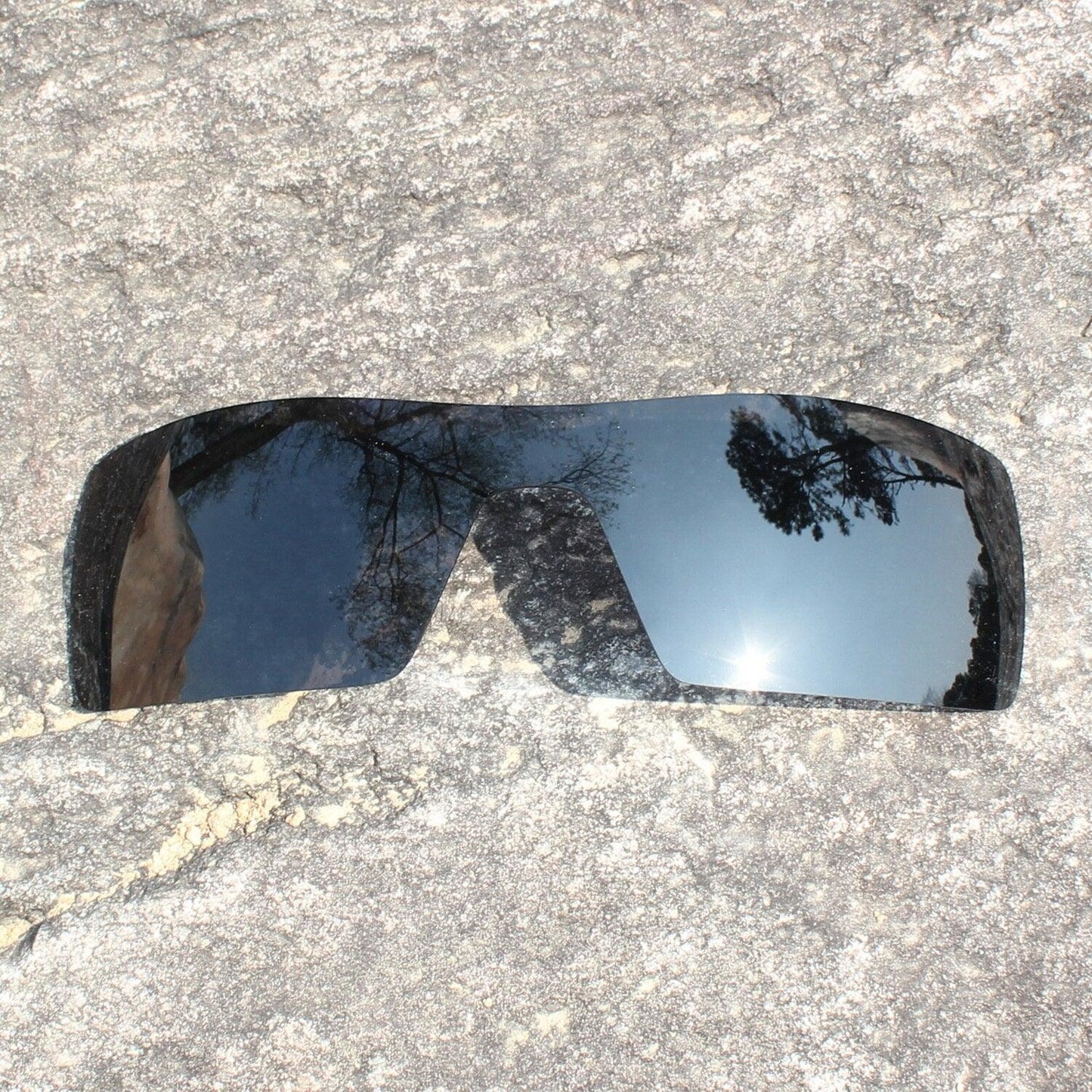 "Verres de remplacement polarisés E.O.S pour lunettes de soleil Oakley Batwolf OO9101 Black Non-Polarized