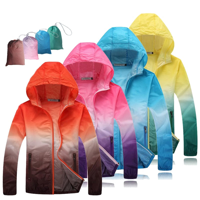 "Veste d'été anti-UV personnalisée pour camping, sports et activités en plein air"