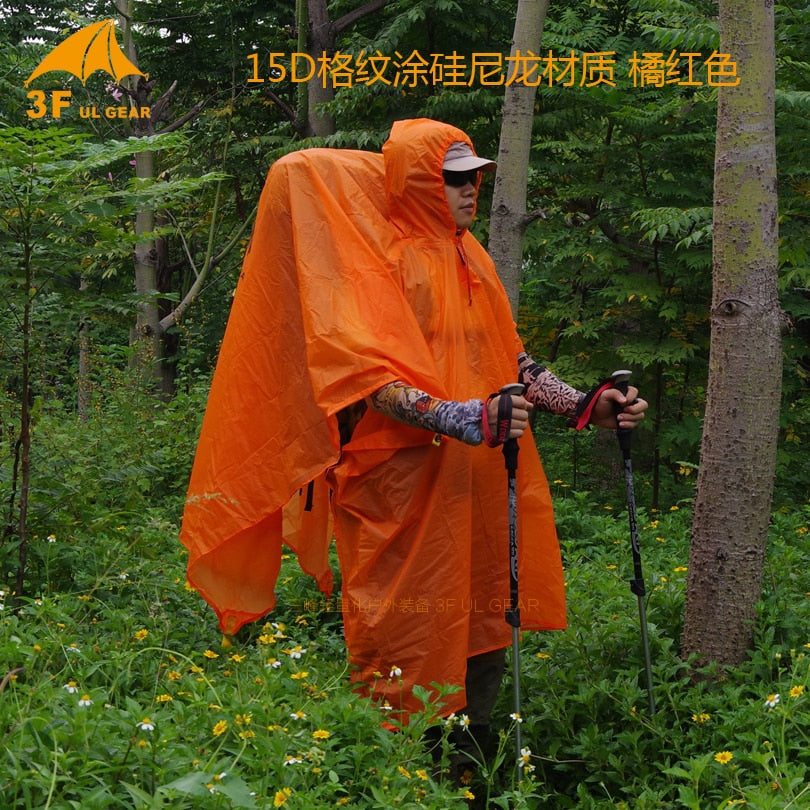 Veste de pluie légère en nylon 15D