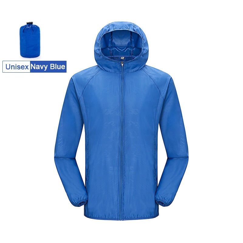 Veste imperméable unisexe pour activités de plein air Unisex Navy Blue China