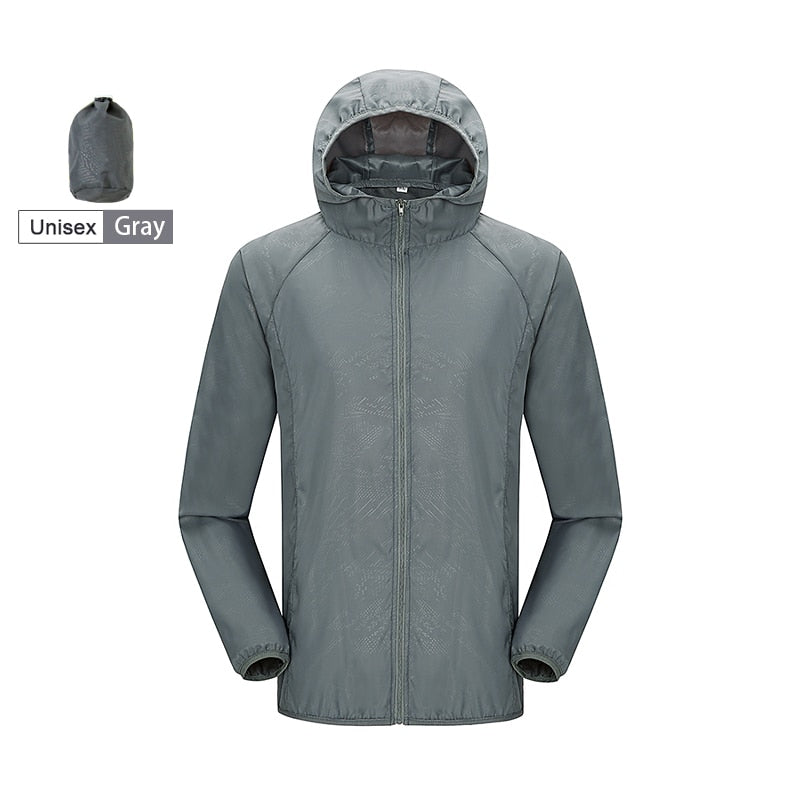 Veste imperméable unisexe pour activités de plein air Unisex Gray China