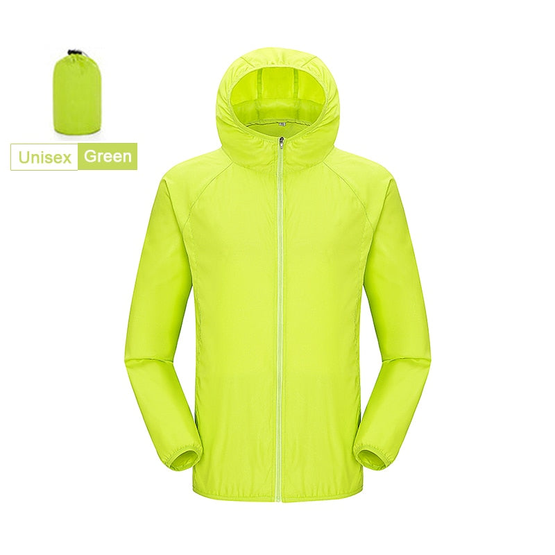 Veste imperméable unisexe pour activités de plein air Unisex Green China