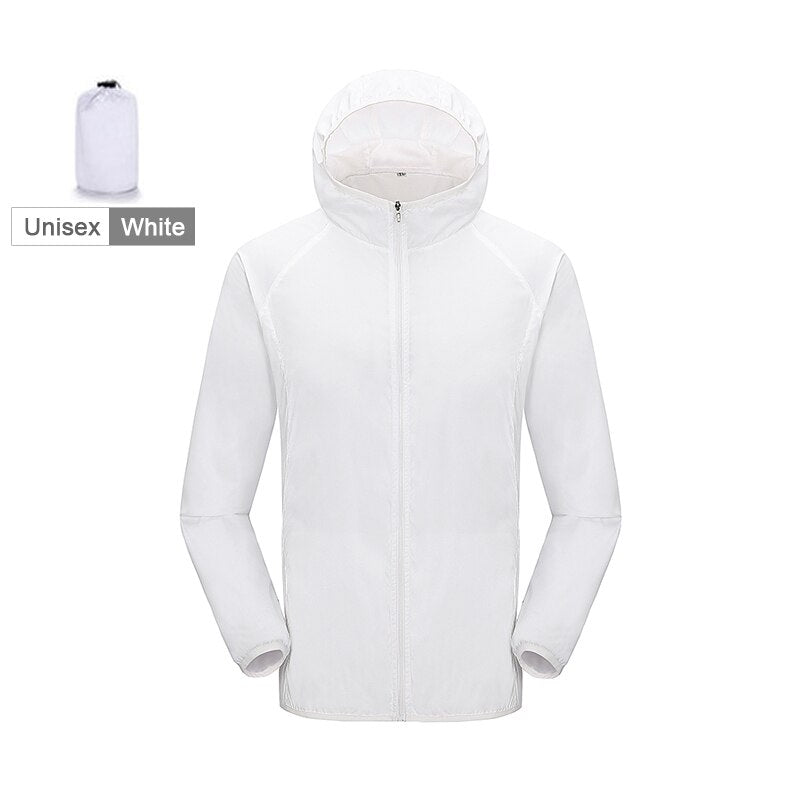 Veste imperméable unisexe pour activités de plein air Unisex White China