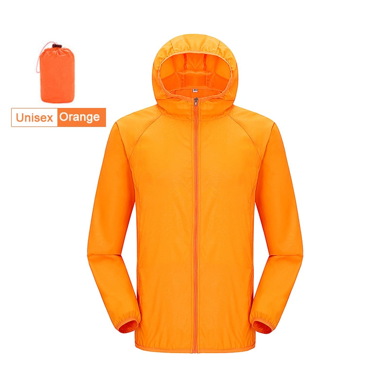 Veste imperméable unisexe pour activités de plein air Unisex Orange China