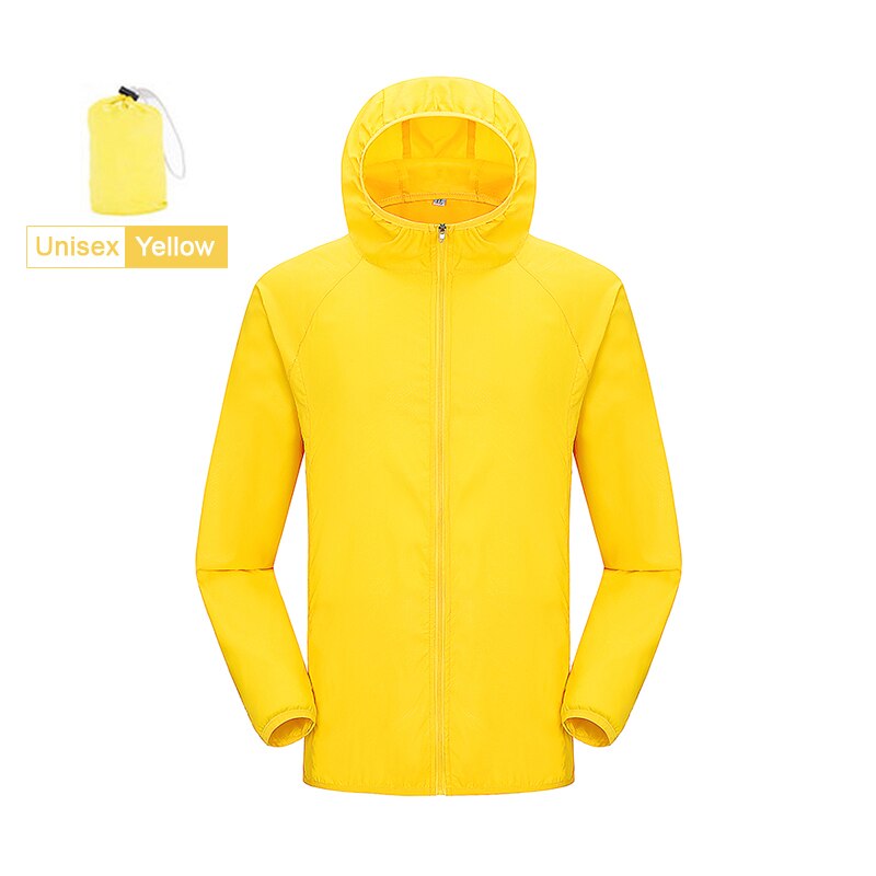 Veste imperméable unisexe pour activités de plein air Unisex Yellow China