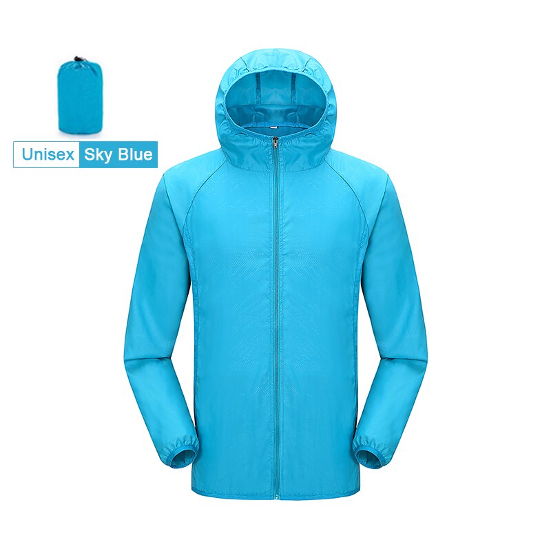 Veste imperméable unisexe pour activités de plein air Unisex Sky Blue China