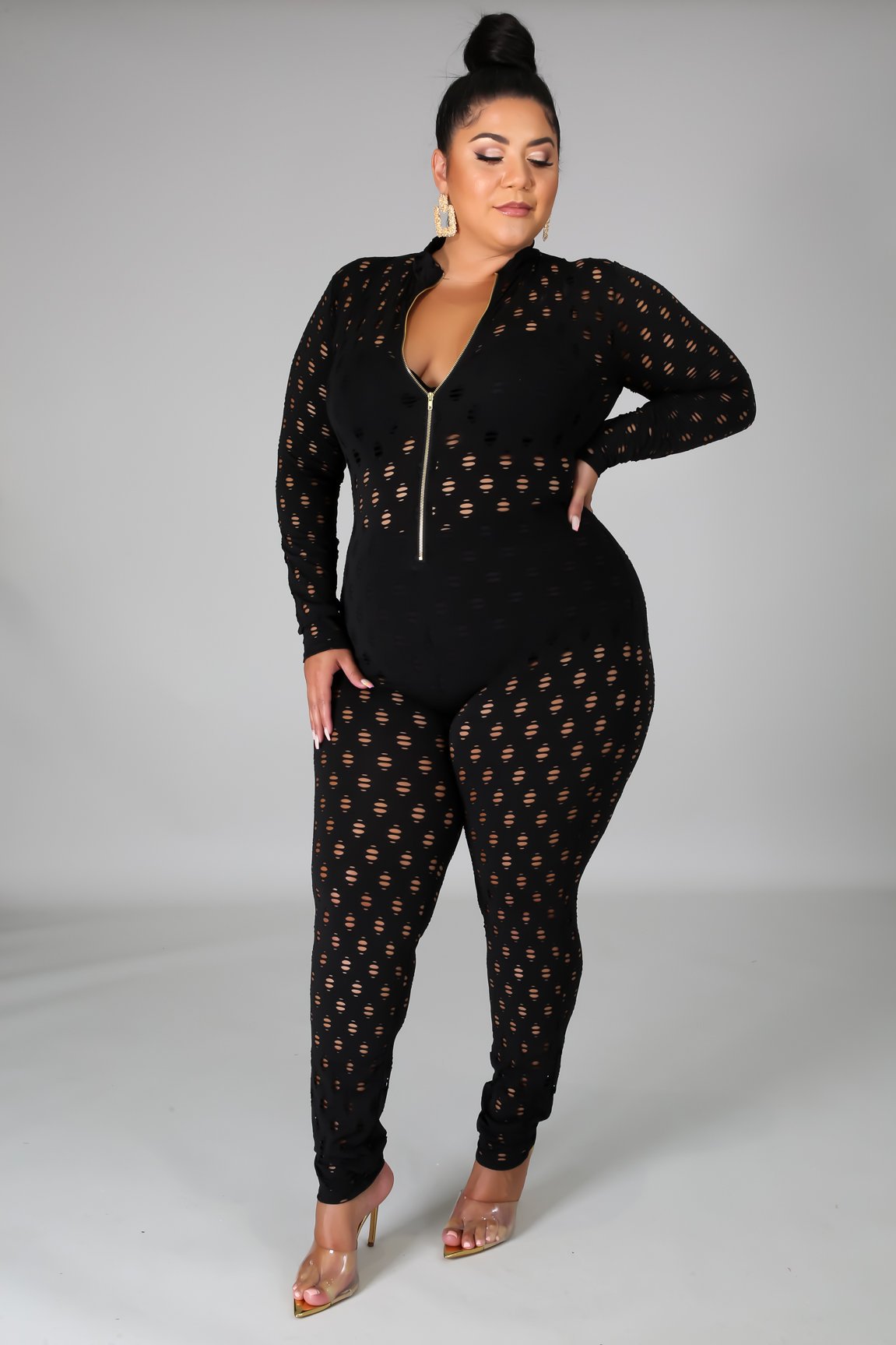 "Vêtements grande taille pour femmes rondes | AOMshop" Black