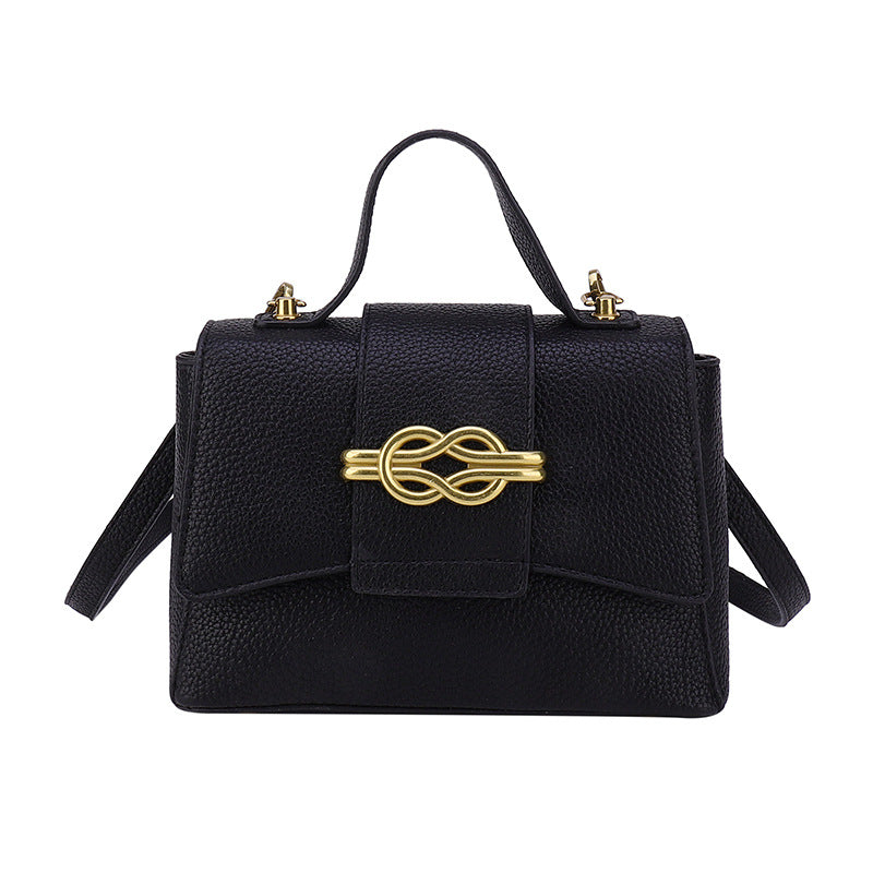Women's Fashion Crocodile Print Handbag Shoulder Crossbody Bag - AOMshop Black