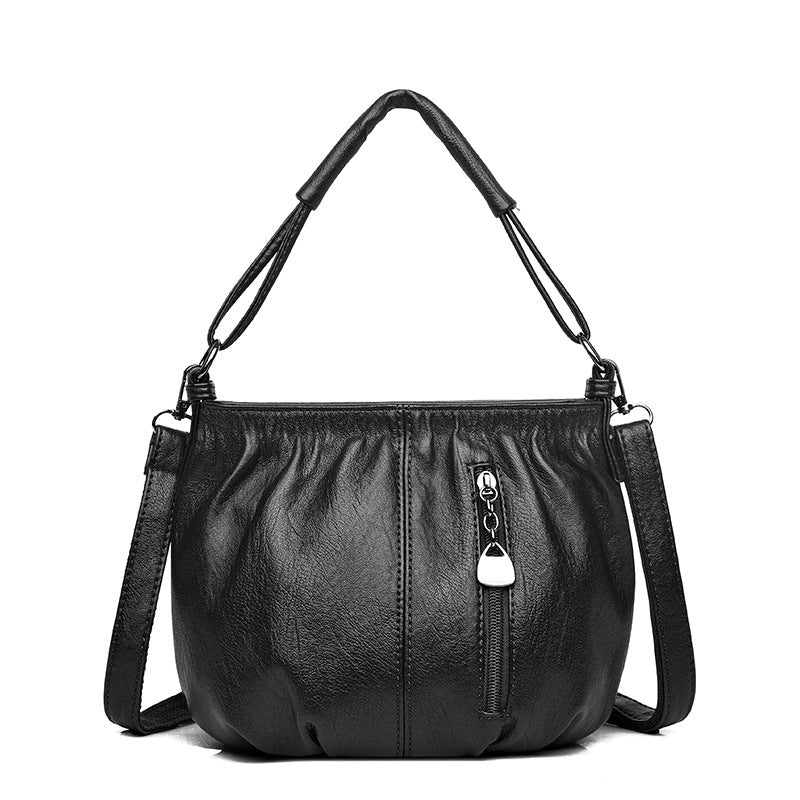 Achetez Maintenant la Mode Femme Sac Bandoulière Rétro Multi-Couches de Grande Capacité | AOMshop