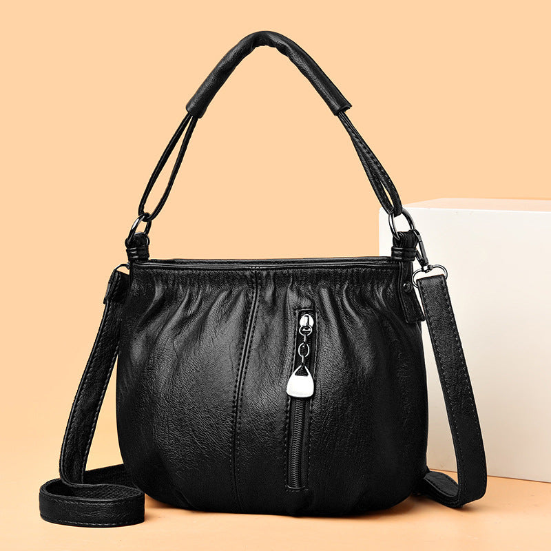 Achetez Maintenant la Mode Femme Sac Bandoulière Rétro Multi-Couches de Grande Capacité | AOMshop