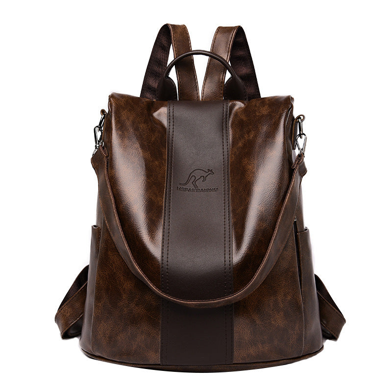 Découvrez notre Grand Sac à Main en Cuir Souple pour Femme | AOMshop Brown