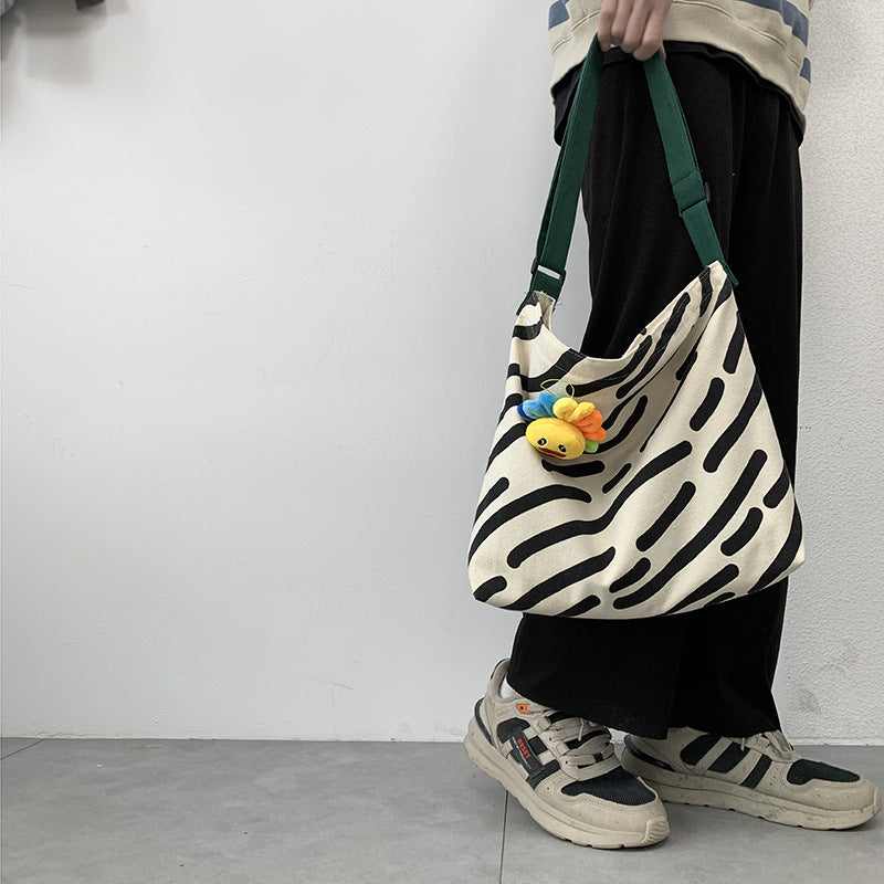 Sac messager en toile à la mode pour femmes - AOMshop
