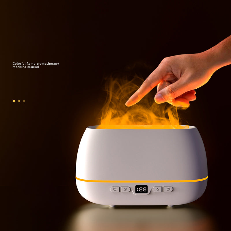 Achetez le diffuseur d'arômes à flamme 3D 200ml en dropshipping sur AOMshop