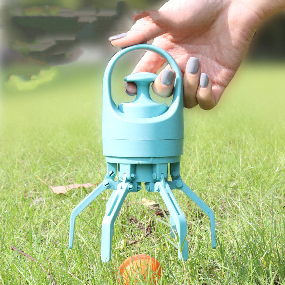 Portable Dog Pooper Scooper avec Distributeur de Sac de Crotte Intégré - AOMshop Blue