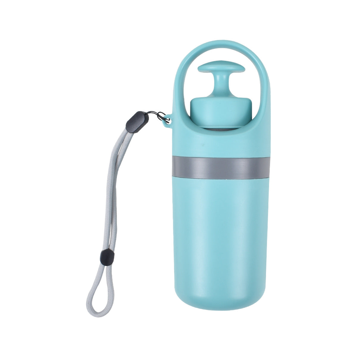 Portable Dog Pooper Scooper avec Distributeur de Sac de Crotte Intégré - AOMshop Blue Grey