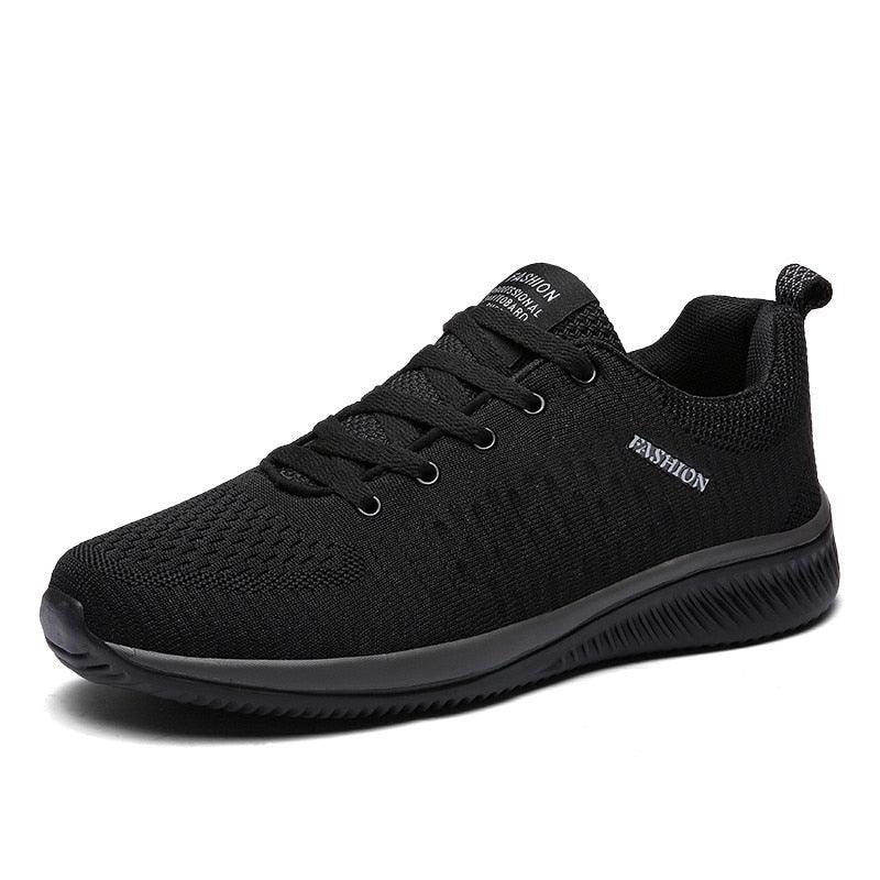 chaussures décontractées confortables hommes Black gray