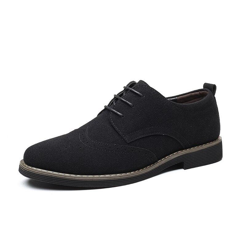 chaussures en daim pour hommes Black