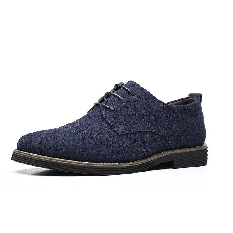chaussures en daim pour hommes Blue