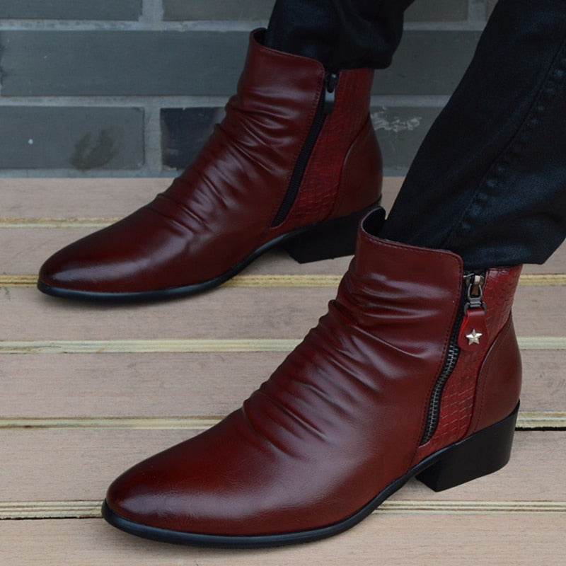"chaussures homme", "cuir véritable", "automne", "hiver", "nouvelle collection"