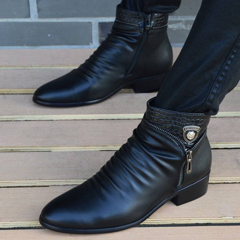 "chaussures homme", "cuir véritable", "automne", "hiver", "nouvelle collection"