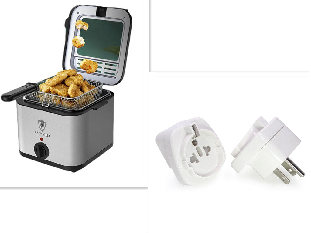 Friteuse Électrique Multifonctionnelle avec Brochette | AOMshop