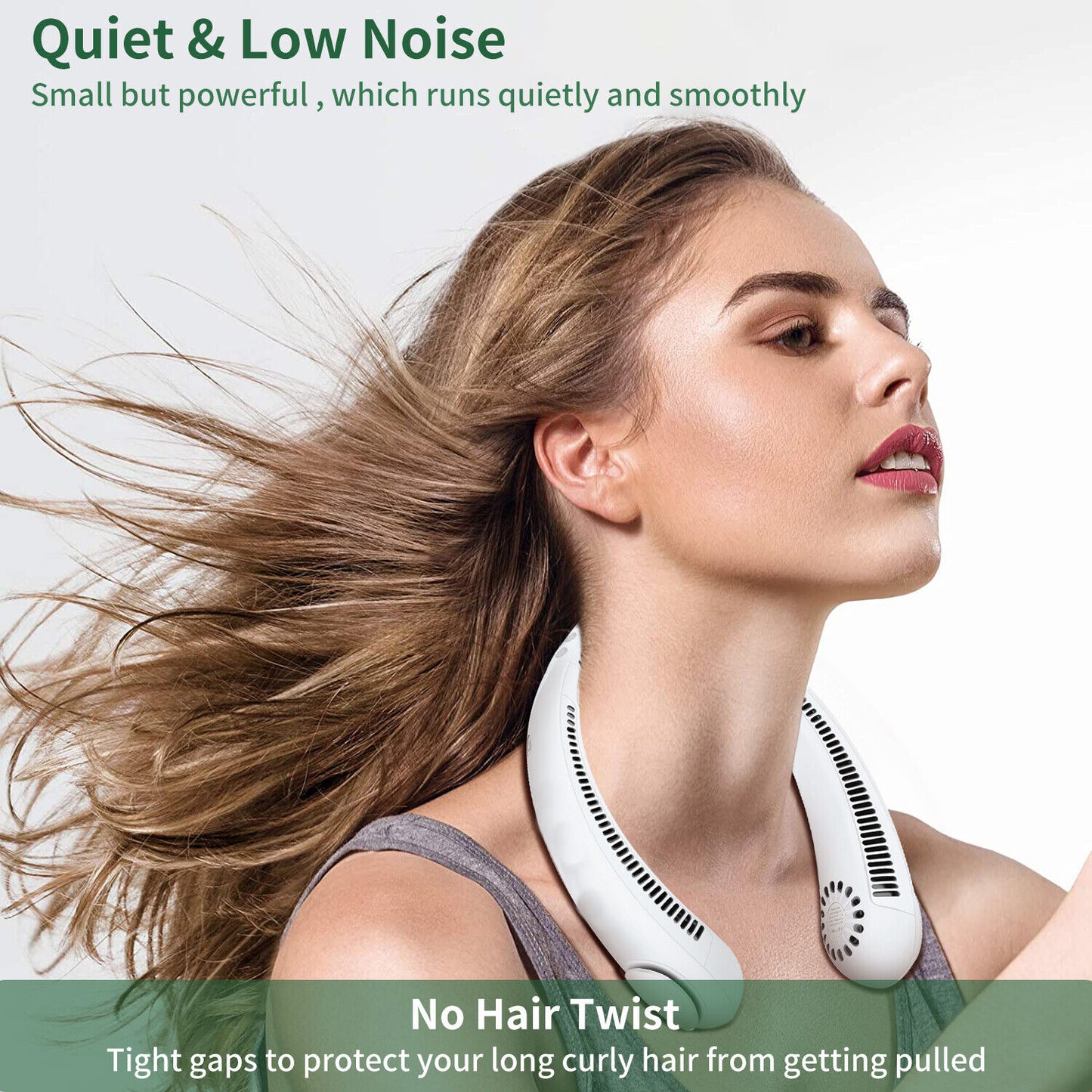 "Hanging Neck Fan : Ventilateur Portable USB - AOMshop"