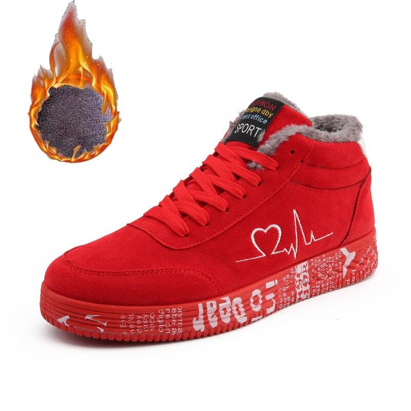 femmes baskets Red Fur