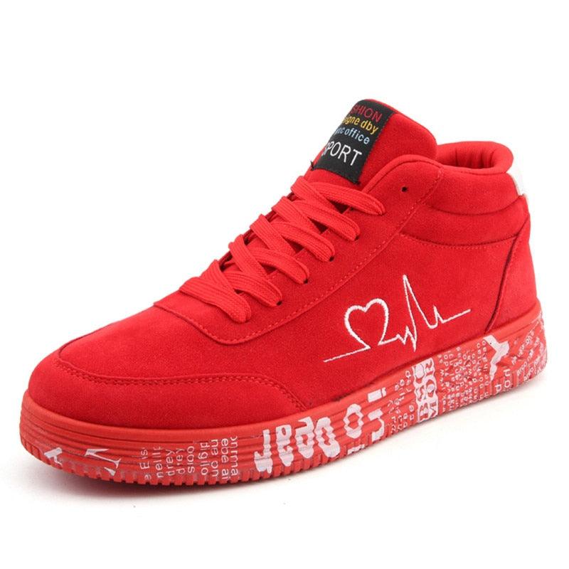 femmes baskets Red No Fur