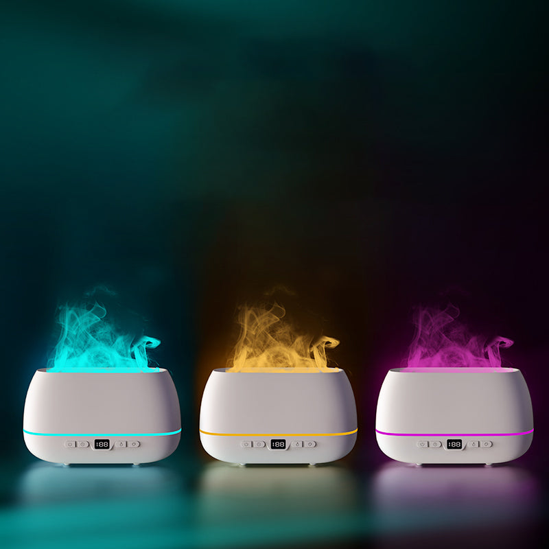 Achetez le diffuseur d'arômes à flamme 3D 200ml en dropshipping sur AOMshop