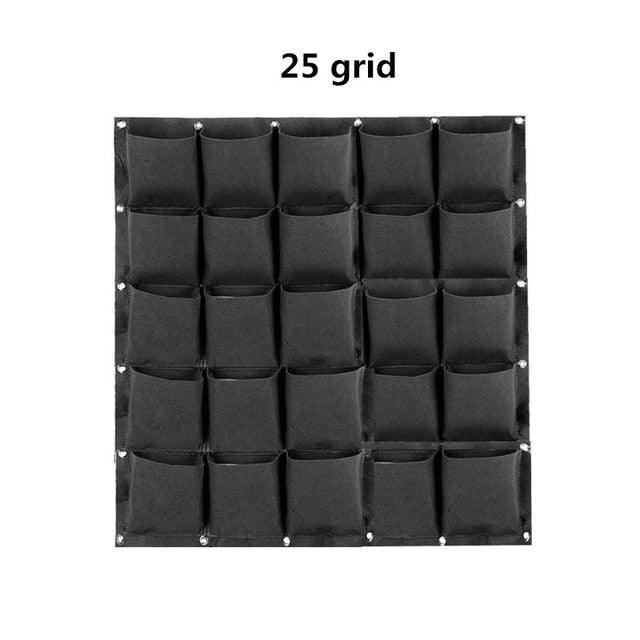 jardinière Vertical jardin légume, fleurs 25 grid black