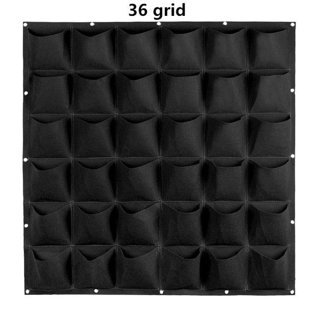 jardinière Vertical jardin légume, fleurs 36 grid black
