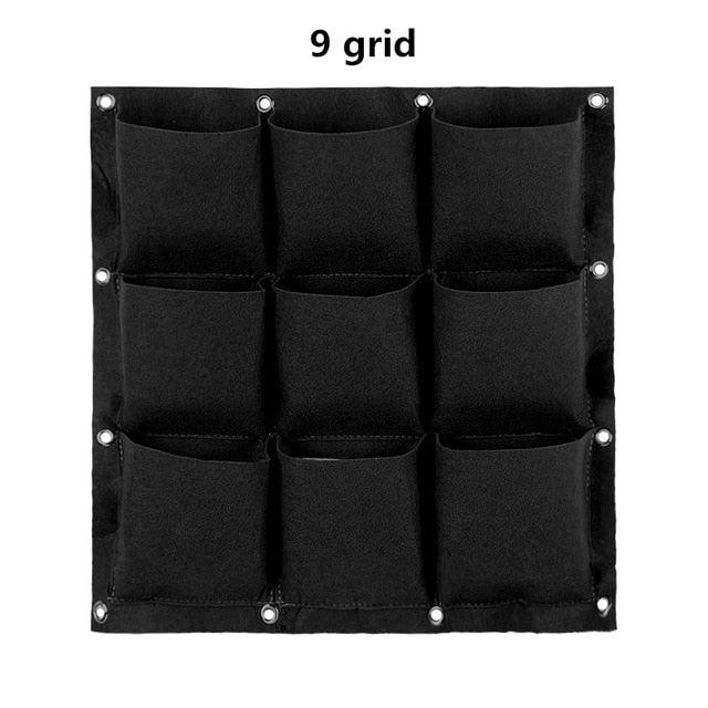 jardinière Vertical jardin légume, fleurs 9 grid black