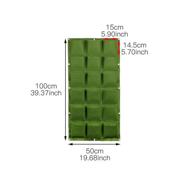 jardinière Vertical jardin légume, fleurs 18 grid green
