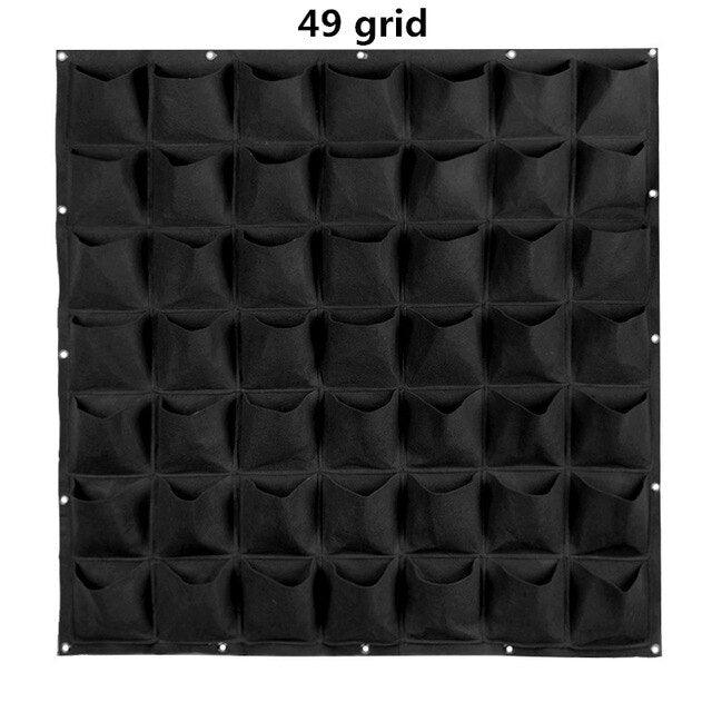 jardinière Vertical jardin légume, fleurs 49 grid black