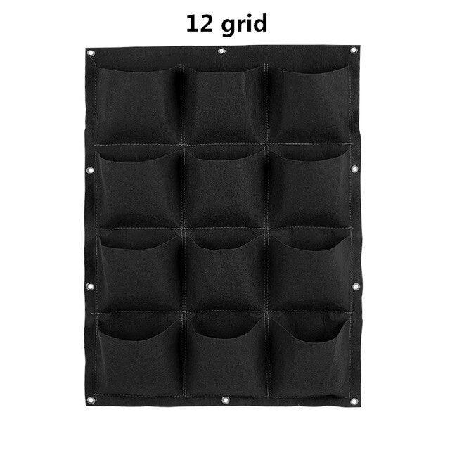 jardinière Vertical jardin légume, fleurs 12 grid black