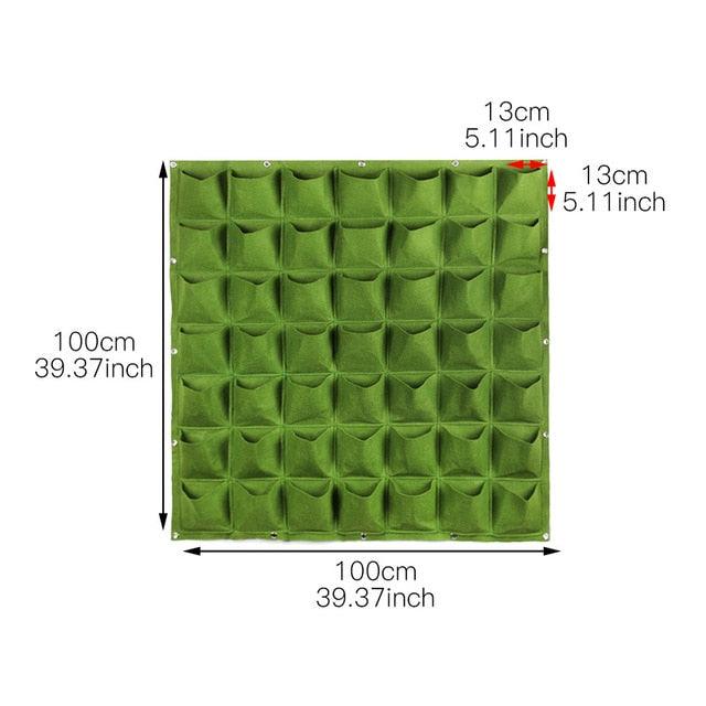 jardinière Vertical jardin légume, fleurs 49 grid green