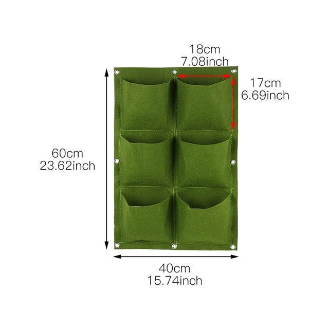 jardinière Vertical jardin légume, fleurs 6 grid green