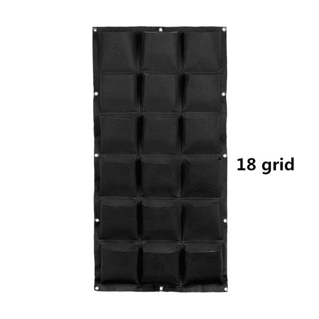 jardinière Vertical jardin légume, fleurs 18 grid black
