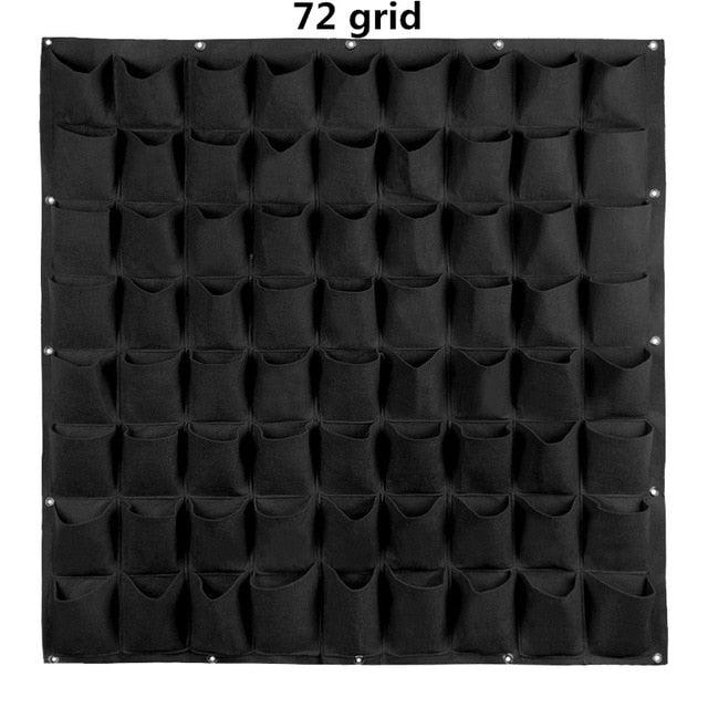 jardinière Vertical jardin légume, fleurs 72 grid black