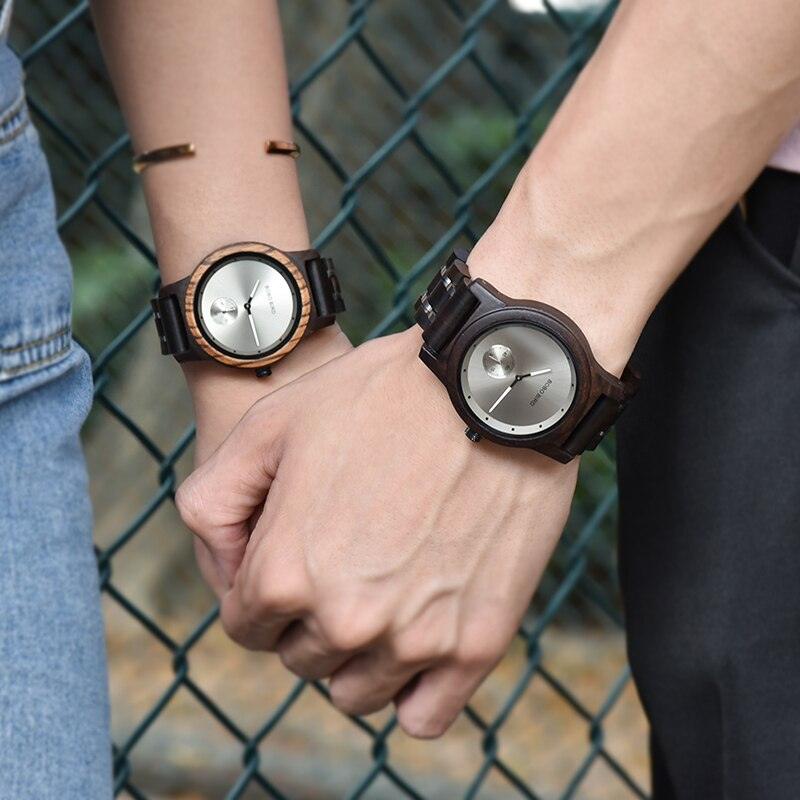 montre en bois, montre homme, bracelet en métal, relogio masculino, montre à quartz, cadeau pour homme