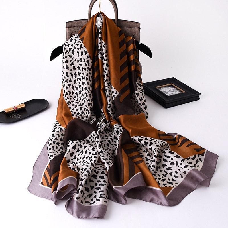 nouveau foulard en soie femmes châle mode doux poncho en mousseline 63 180X90cm