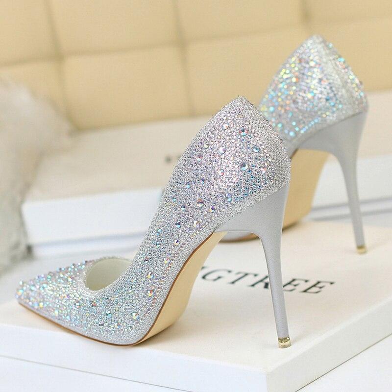 talons hauts pour femmes Chaussures or noir élégant mariage
