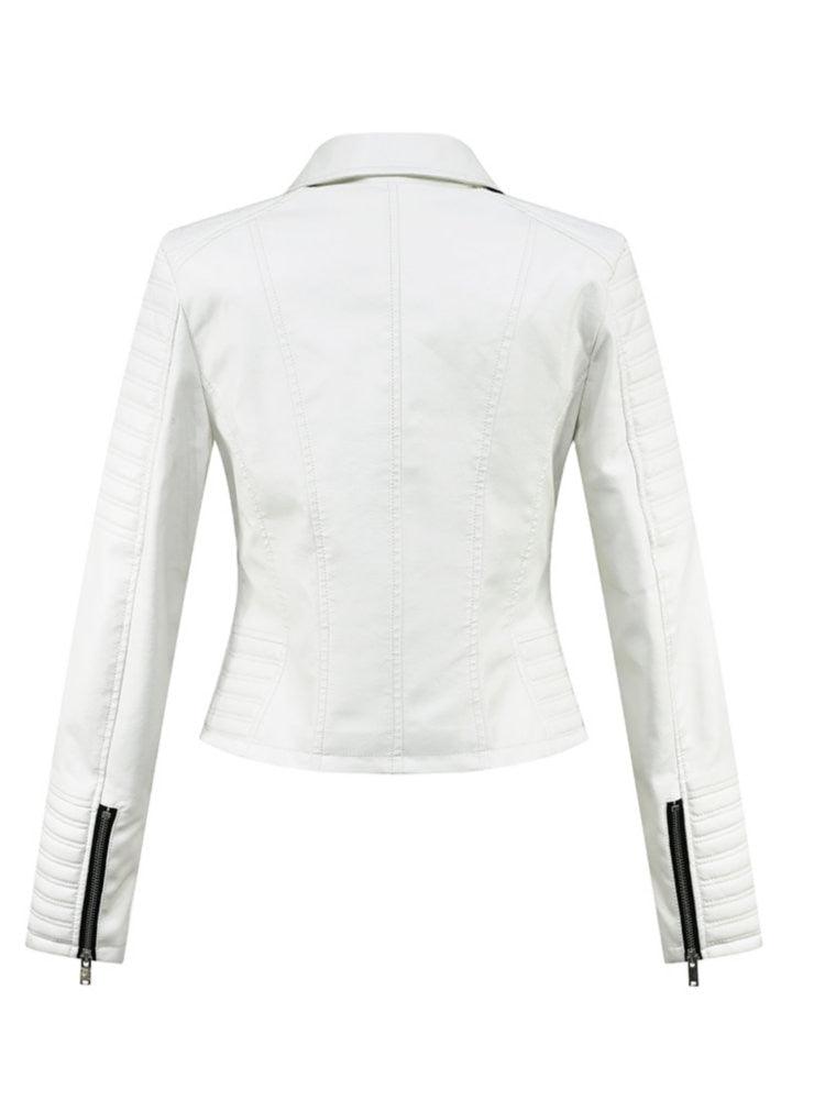 veste cuir- femme- look punk et streetwear