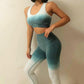2 pièces ensemble sport soutien-gorge et leggings femme tenue gym vêtements de sport femme fitness survêtement femme