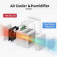 "AOMshop - Mini climatiseur portable 3 en 1 puissant et léger pour chambre, bureau et cuisine"