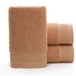 AOMshop - Serviette en coton absorbant épais de haute qualité avec logo personnalisé Light brown