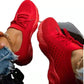 AOMshop - Sneakers Shoes 2022 Fashion pour Femmes Red