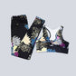 "AOMshop - Tenue de sport pour femmes : ensemble gym, fitness, yoga, imprimé floral"