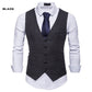 AOMshop - Veste en laine pour homme style européen Black